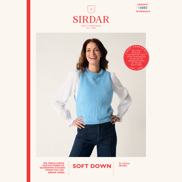 Sirdar Leaflet 10885 - F263 Lofty Layer Vest