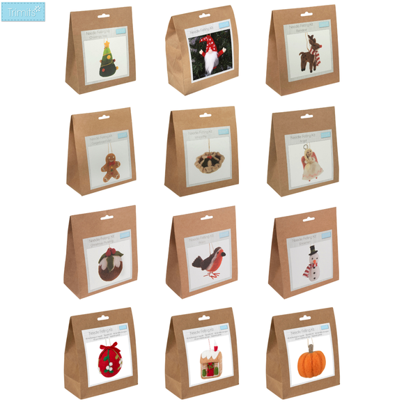 Trimits Christmas Needle Felt Kits - All Designs