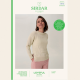 Sirdar Loveful Bio Blend DK Pattern – 10910 Mushroom Gill Hem Sweater