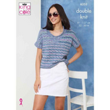 King Cole Pattern Tops knitted in Jamboree DK 6352