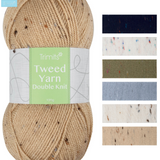 Trimits Knitting Yarn Tweed DK 100g - All Shades