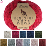 King Cole Homespun Aran 50g - All Colours