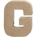 Creativ Papier Mache Letters 10 cm, thickness 1.7 cm 1 pc