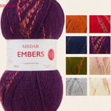 Sirdar Embers 100g - All Colours