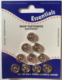 Snap Fasteners Poppers Press Studs Metal Plastic Small Medium Large Black Silver