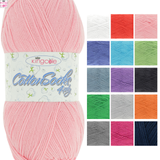 King Cole Cotton Socks 4-Ply 100g - All Colours