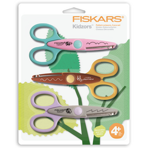 Fiskars Scissors: Kidzors: Zoo Animals: Set of 3 (Hippo, Camel & Hedgehog)