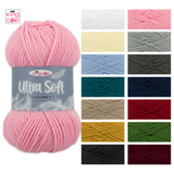 King Cole Ultra Soft Chunky 100g - All Colours