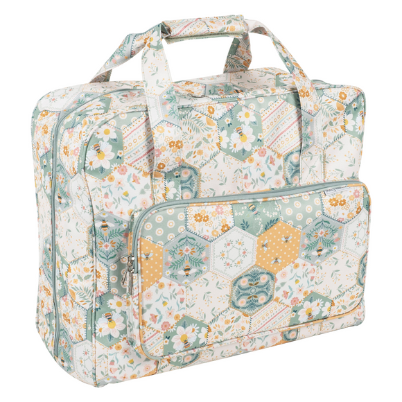HobbyGift Sewing Machine Bag: Patchwork Bee
