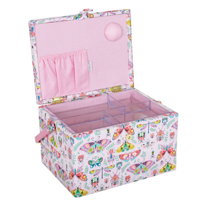 HobbyGift Sewing Box (L): Bugs & Butterflies