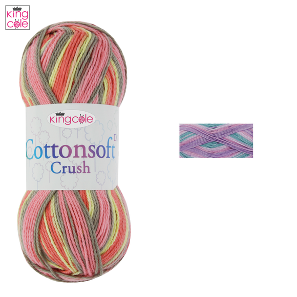 King Cole Cottonsoft Crush DK 100g Yarn - All Colours