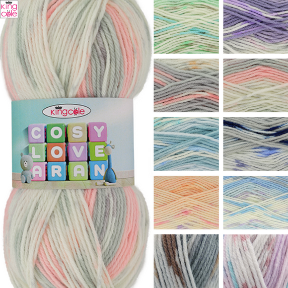 King Cole Cosy Love Aran 100g