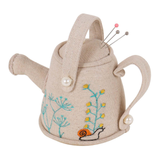 HobbyGift Watering Can with Flowers Pincushion