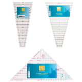 EZ Quilting Quilters Craft Patchwork Square Rectangle Ruler Triangle 51 Template