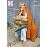 King Cole Pattern Homeware Accessories knitted in Dalesway Chunky 6415