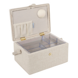 HobbyGift Sewing Box (M): Embroidered: My Sewing