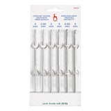 Pony Crochet Hook: Aluminium: 2 - 5mm: Pack of 6