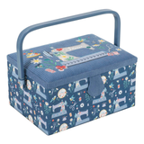 HobbyGift Medium Sewing Box - Embroidered: Sewing Machines