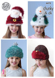 King Cole Knitting Patterns - Tinsel Chunky - All Designs - Toys Christmas