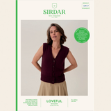 Sirdar Loveful Bio Blend DK Pattern – 10917 Beehive Rib Vest