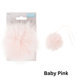 Trimits Pom Pom: Faux Fur: Glitter: 11cm - All Colours 