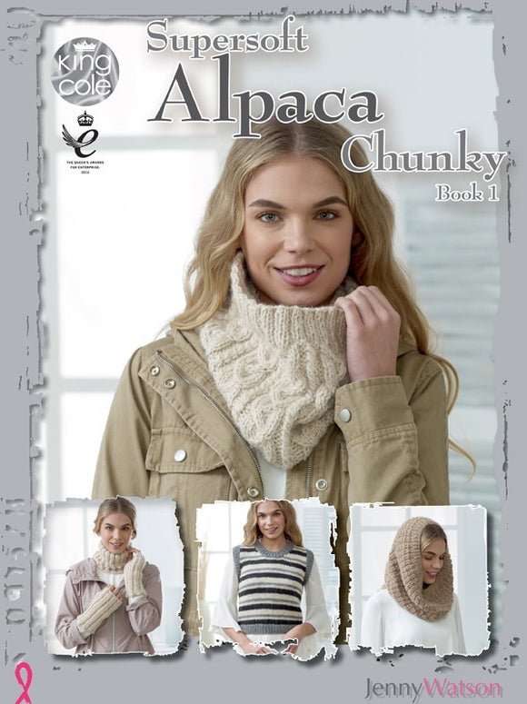 King Cole Knitting Book Supersoft Alpaca Chunky - Book 1
