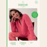 Sirdar Loveful Bio Blend DK Pattern – 10913 Root System Rib Cardigan