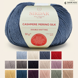Sirdar Cashmere Merino Silk DK 50g - All Colours
