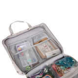 HobbyGift Project / Craft Bag with Embroidery Hoop Storage: Soft: Bee