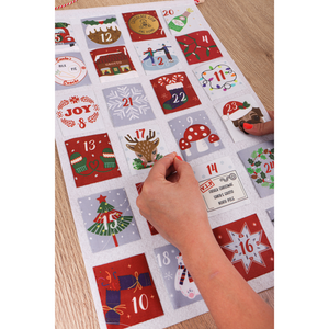 Trimits Make-Your-Own Advent Calendar Kit: Red