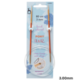 Pony Flair Fixed Circular Needles 80cm Length - Sizes 3mm-10mm Knitting Needles