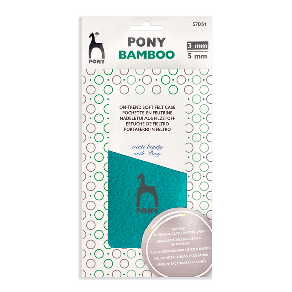 Pony Bamboo Interchangeable Circular Needle Pin Set - Craft Knitting