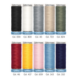 Gütermann Thread Set: Water Repellent: 10 x 100m: Assorted