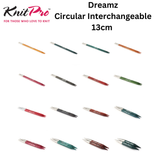 KnitPro Dreamz Circular Interchangeable Standard 13cm : All Sizes
