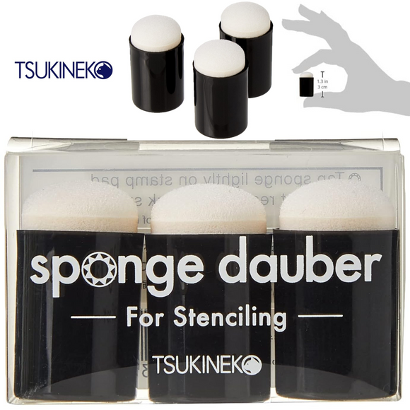Tsukineko Sponge Daubers - Set of 3