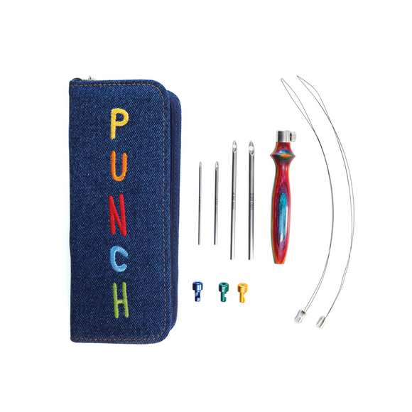 KnitPro Punch Needle Set: Adjustable: The Vibrant Kit