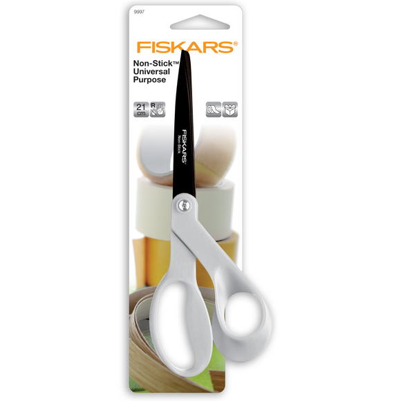 Fiskars Scissors: Non-Stick: General Purpose: 21cm