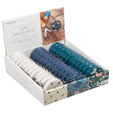 HobbyGift Printed Tape Measures Woodblock Floral - Bee - Bird Aviary