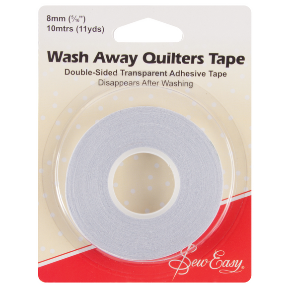 Sew Easy Wash Away Quilters Tape - 10m x 8mm