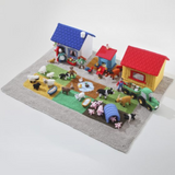 King Cole Knitting Book Foldaway Farmyard Friends - Book 1