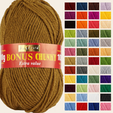Sirdar Hayfield Bonus Chunky 100g - All Colours