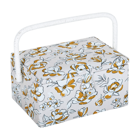 HobbyGift Sewing Box (M): Spring Floral