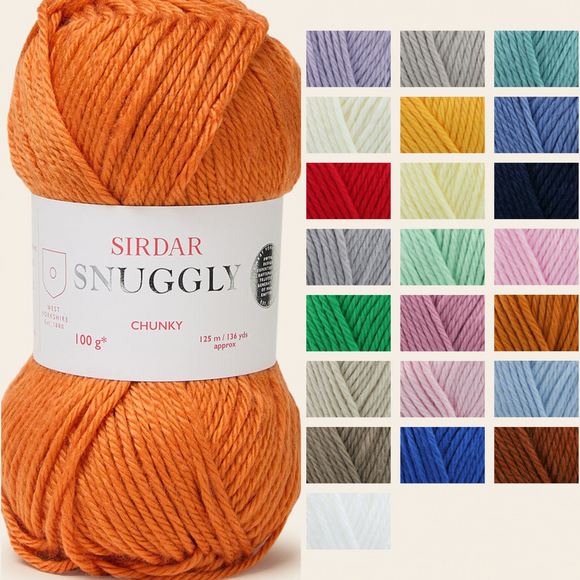 Sirdar Snuggly Chunky 100g - All Colours