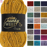 King Cole Chunky Tweed 100g - All Colours