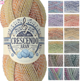 King Cole Crescendo Aran 100g - All Colours