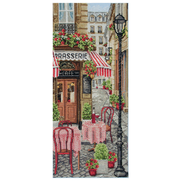 Counted Cross Stitch Kit: French City Scene