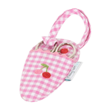HobbyGift Scissors In Case: Embroidered Cherries