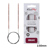 KnitPro Dreamz Fixed Circular Needles 100cm : All Sizes