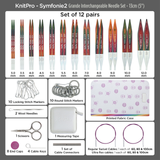 KnitPro Knitting Pins: Circular: Interchangeable: Standard: Symfonie 2: Sets
