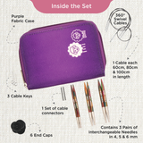 KnitPro Knitting Pins: Circular: Interchangeable: Standard: Symfonie 2: Sets